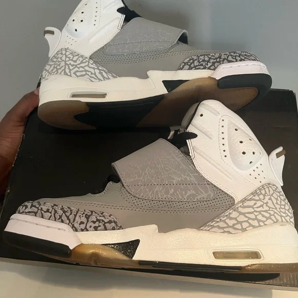 Air Jordan Gray and Black Sneakers - Picture 6 of 12